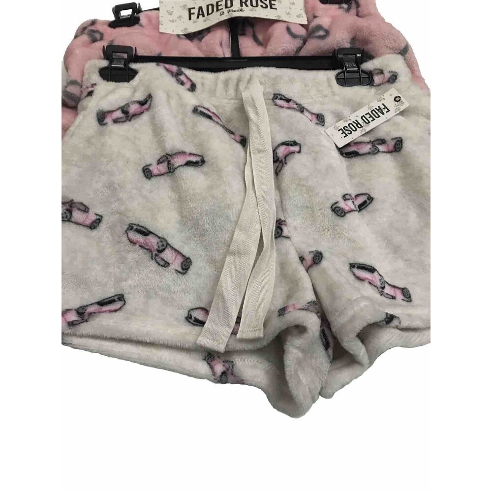 Fade Rose Women’s  Pajamas Shorts Size M Pink/ Ivory Color Intimate  Sleepwear - Picture 8 of 13